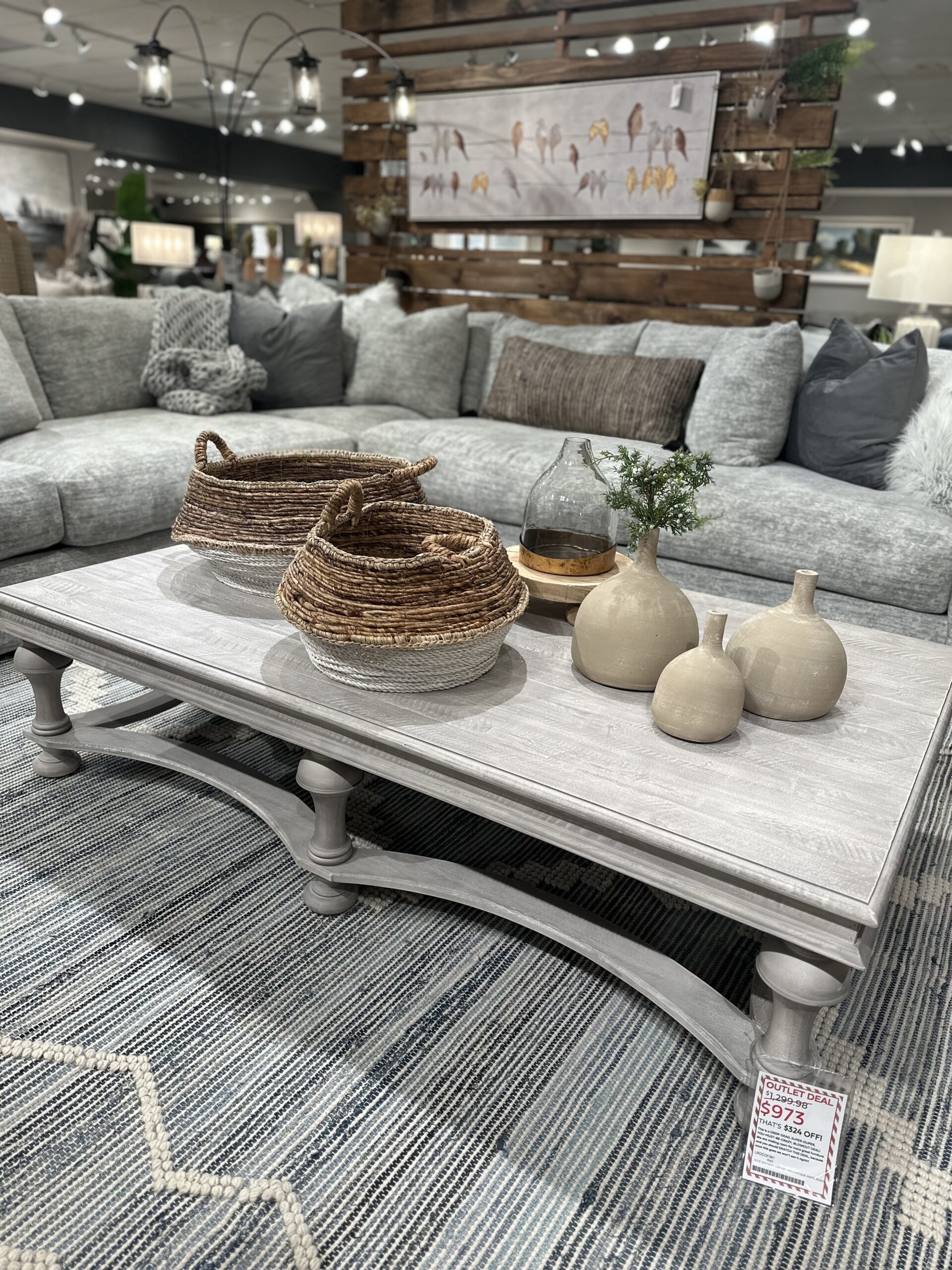 Antique White Coffee Table Gates Home Furnishings Grants Pass