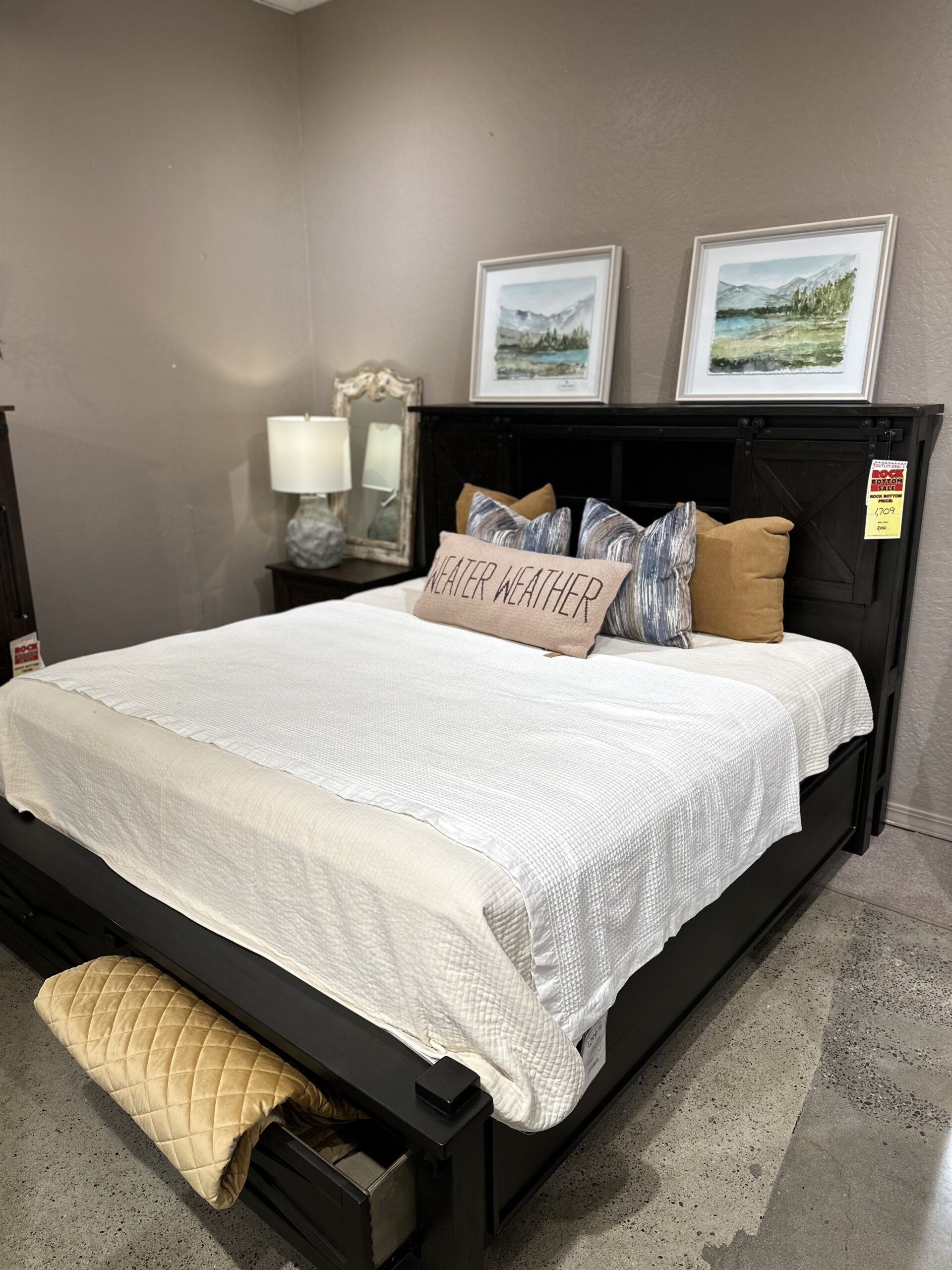 Grey Storage Bed Gates Home Furnishings Grants Pass Furniture Store
