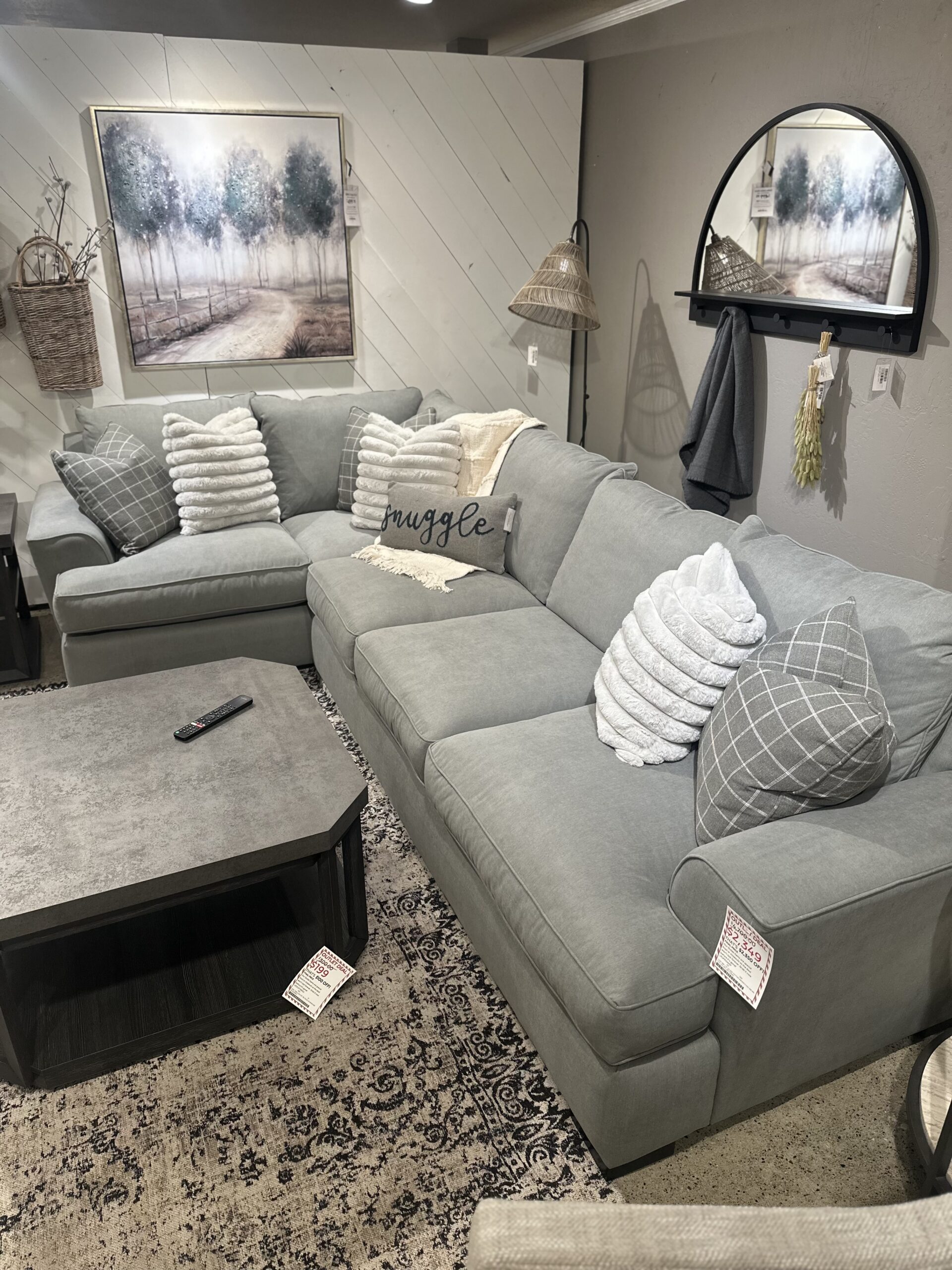 Payton Smokey Sectional Gates Home Furnishings Grants Pass