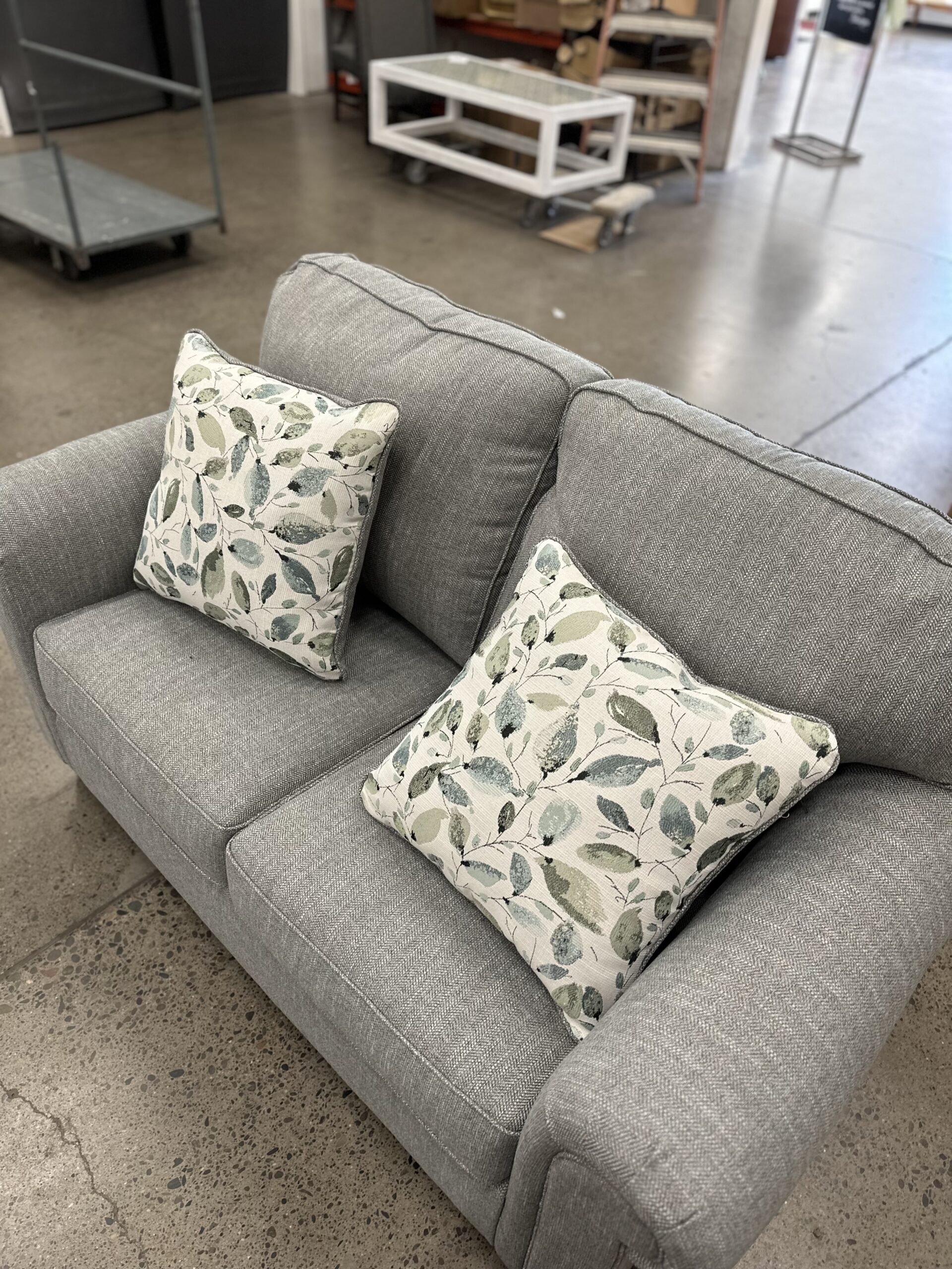 Ashley Loveseat in Alandari Gray Gates Home Furnishings Grants Pass