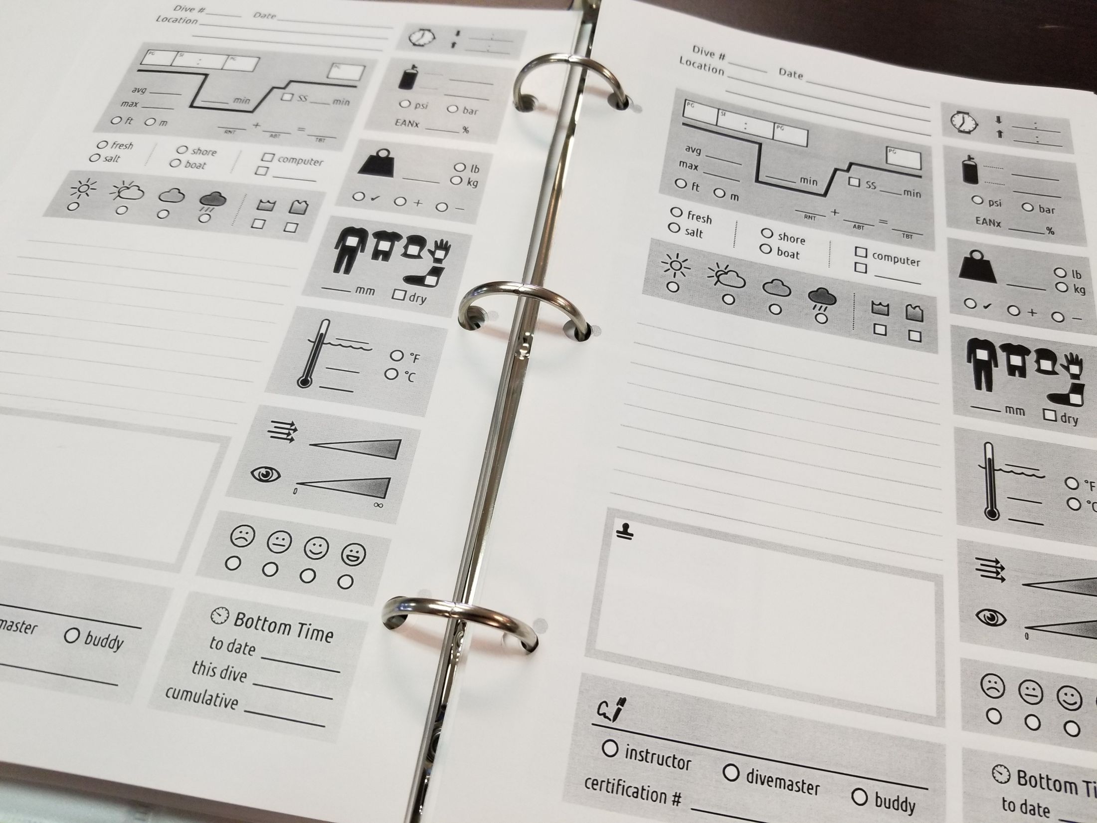 How To Create your own Dive Logbook Gate to Adventures