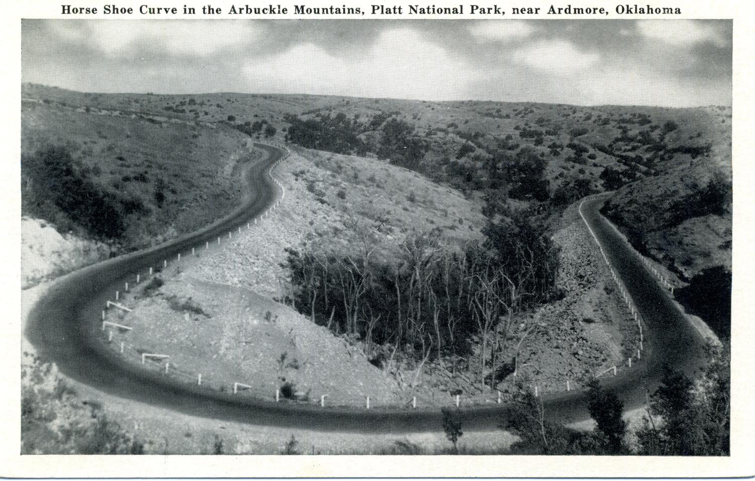 Horse Shoe Curve in the Arbuckle Mountains, Platt National Park, near
