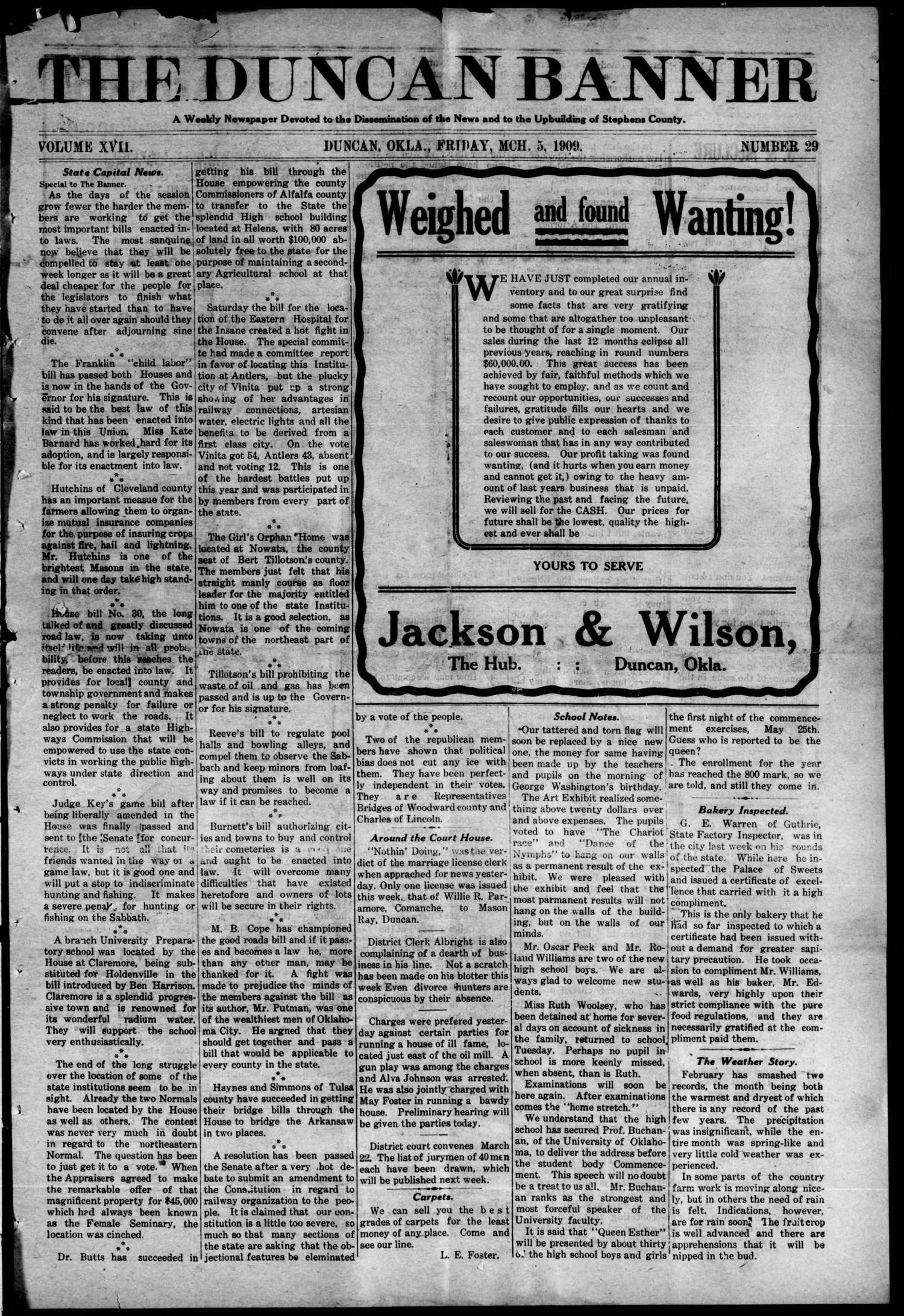 Duncan Banner Obituaries