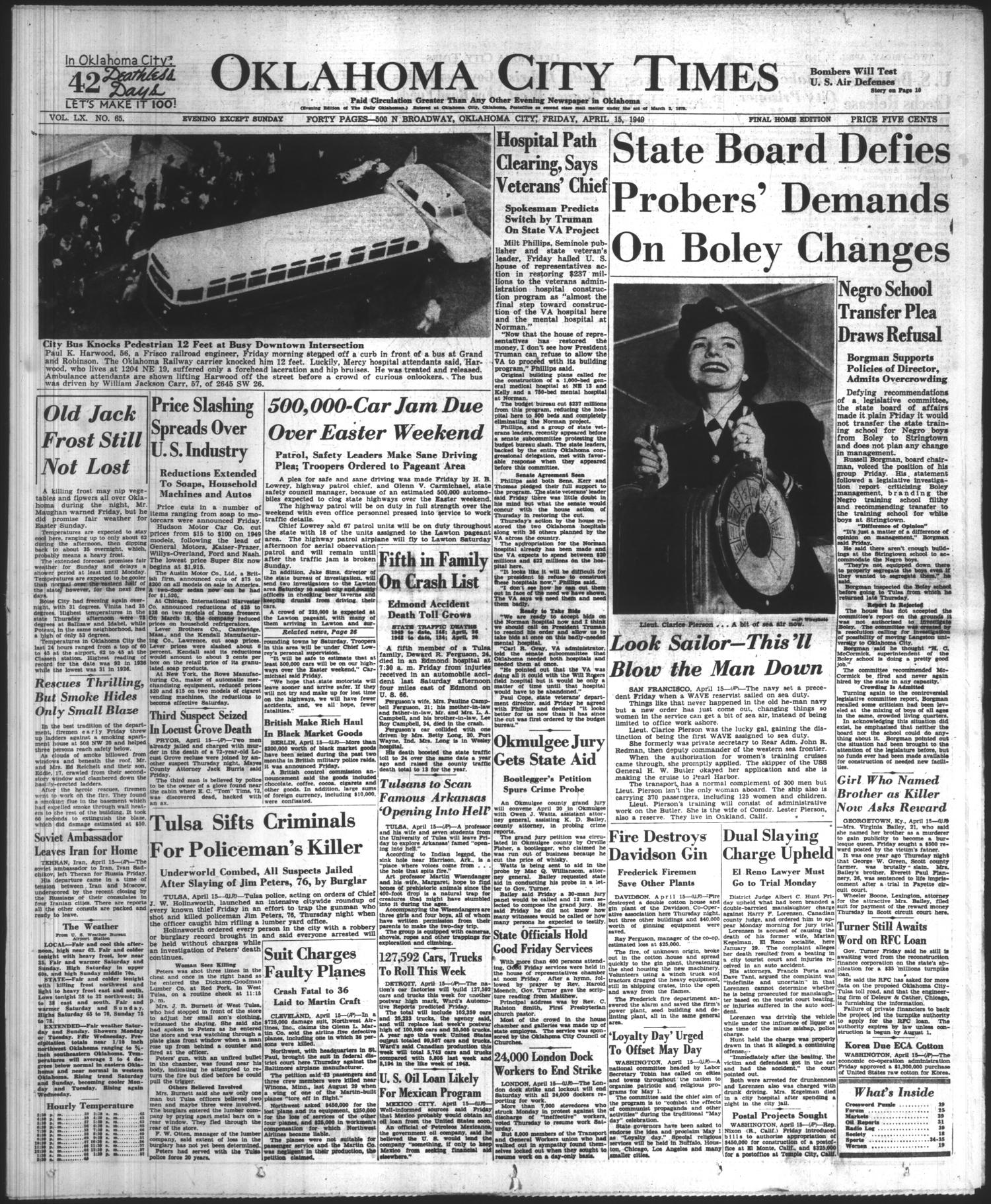 Oklahoma City Times (Oklahoma City, Okla.), Vol. 60, No. 65, Ed. 1