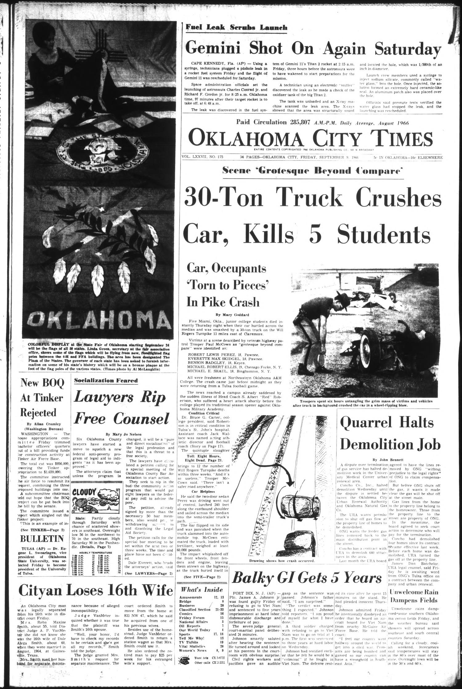 Oklahoma City Times (Oklahoma City, Okla.), Vol. 77, No. 175, Ed. 1