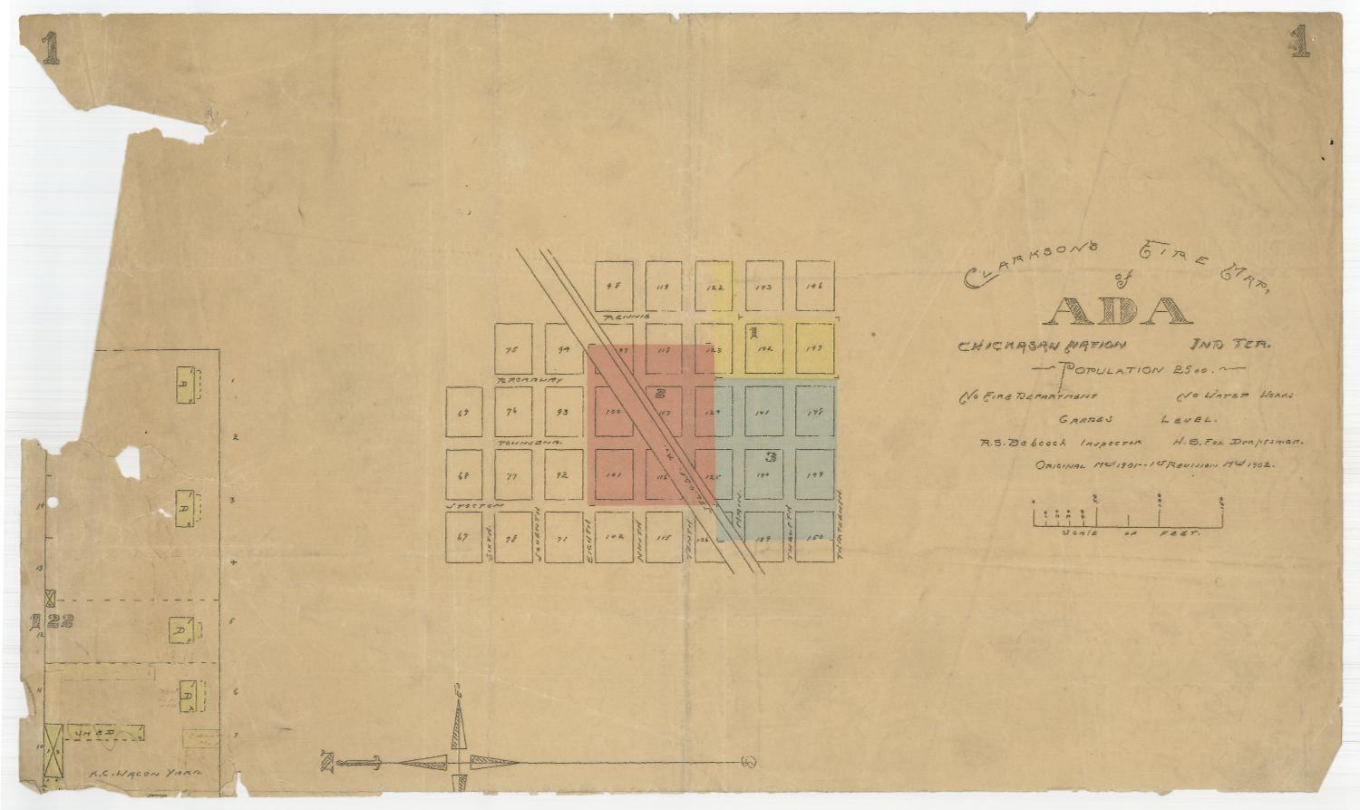 Ada, 1901 Side 1 of 1 The Gateway to Oklahoma History