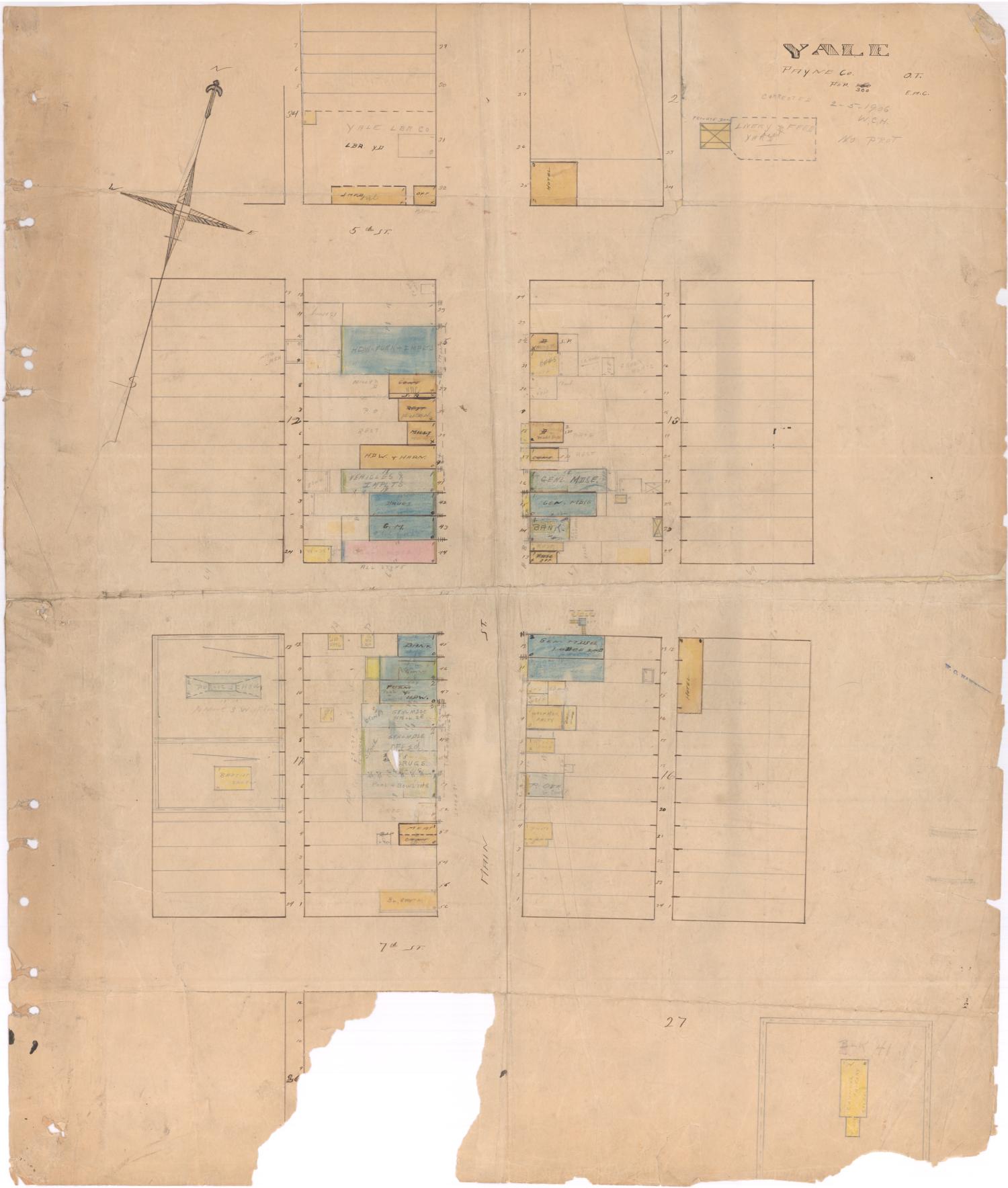 Yale, 1906 Side 1 of 1 The Gateway to Oklahoma History