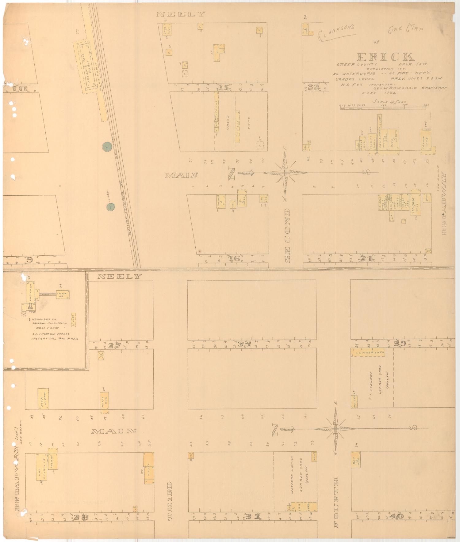 Erick, 1902 The Gateway to Oklahoma History