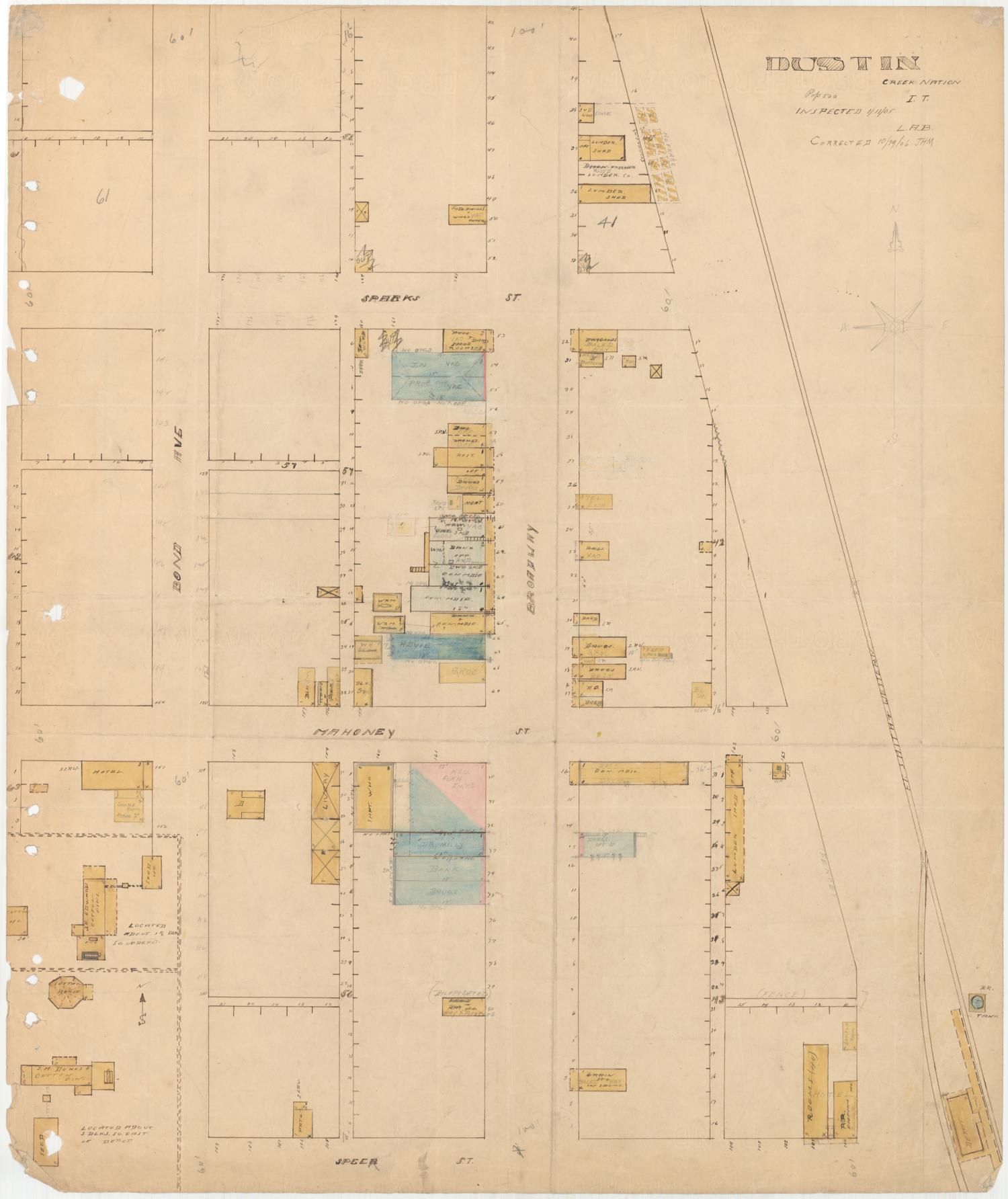 Dustin, 1905 The Gateway to Oklahoma History