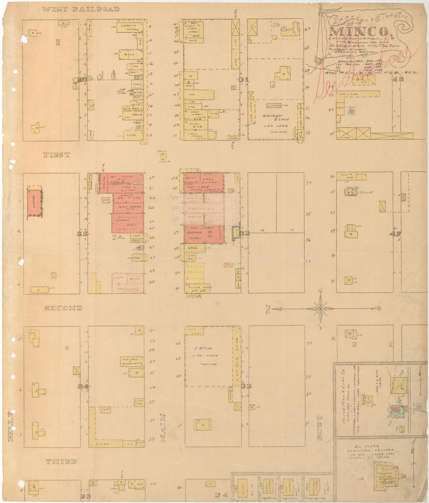 Minco, 1902 The Gateway to Oklahoma History