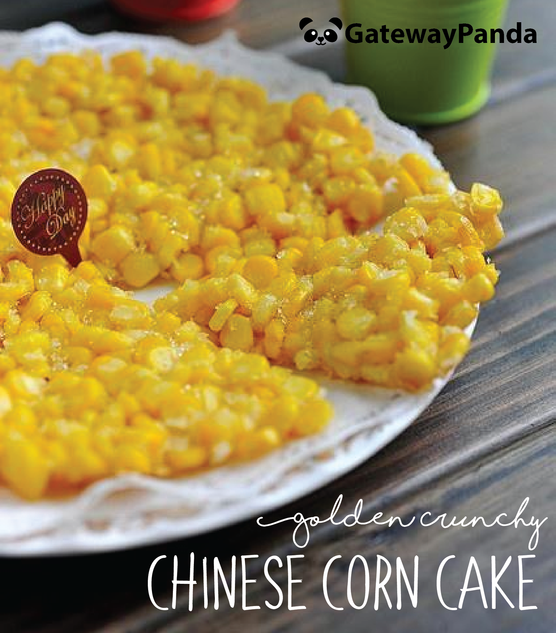 Golden Crunchy Chinese Corn Cake Recipe 玉米烙 Gateway Panda