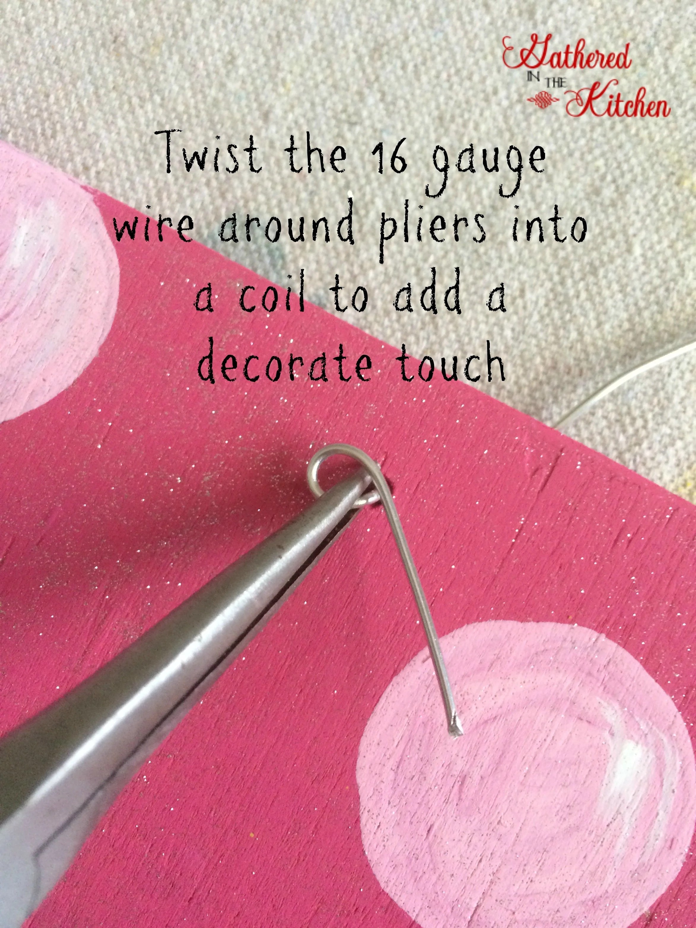 DIY Hand Painted Wooden Pencil Door Sign Gathered In The Kitchen