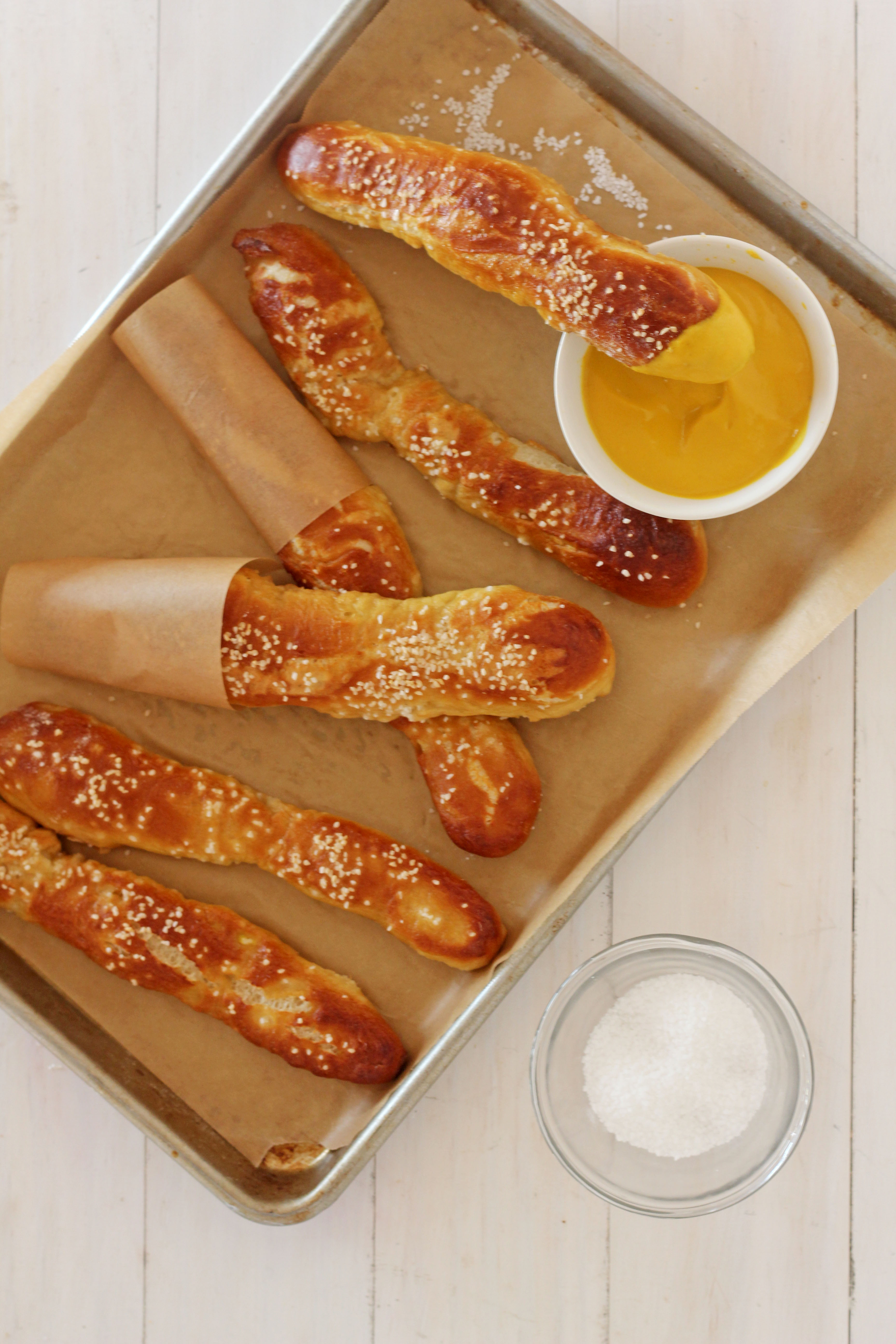 German Soft Pretzel Sticks