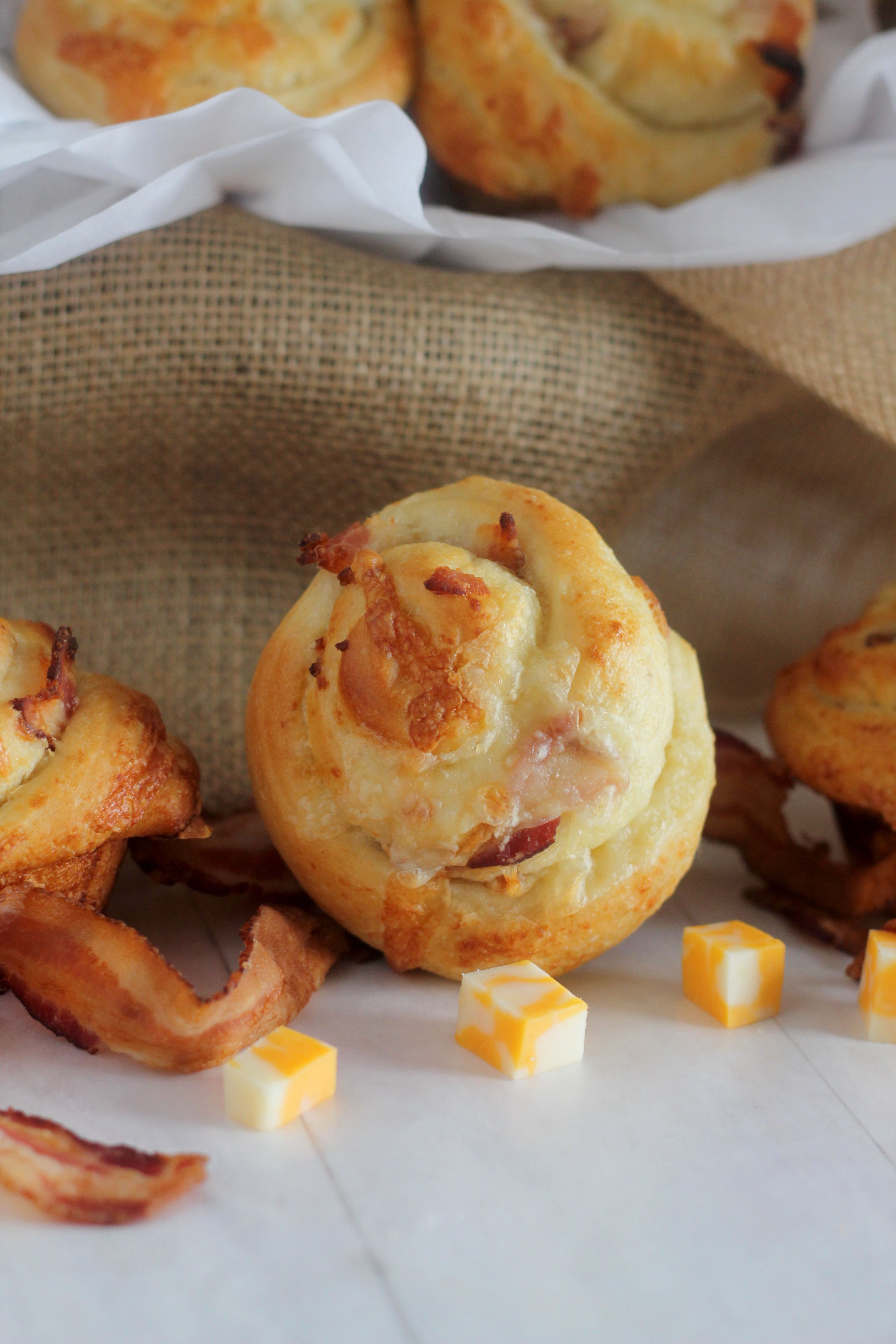 Bacon Cheddar Buns Gather for Bread