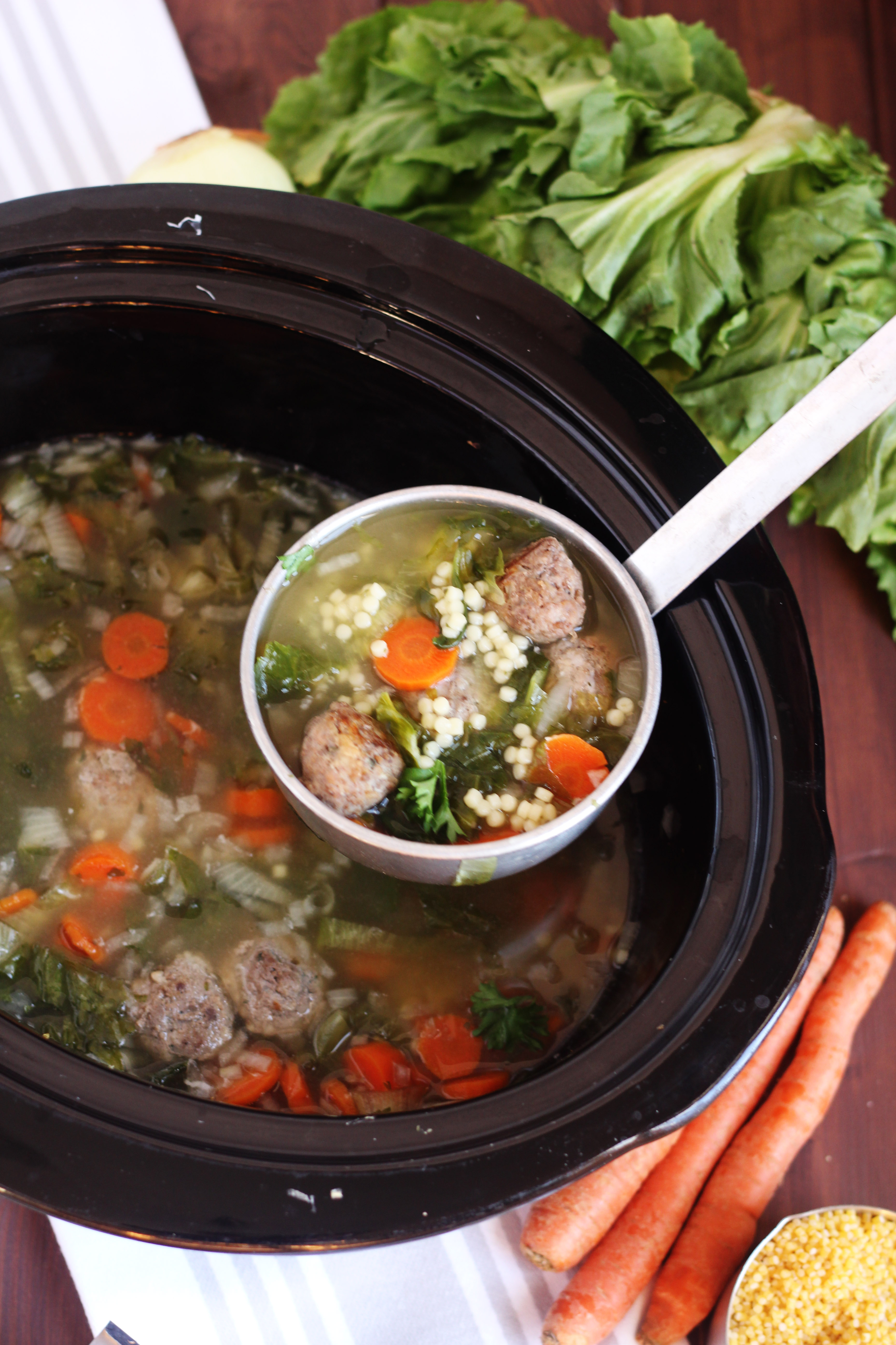 Slow Cooker Italian Wedding Soup