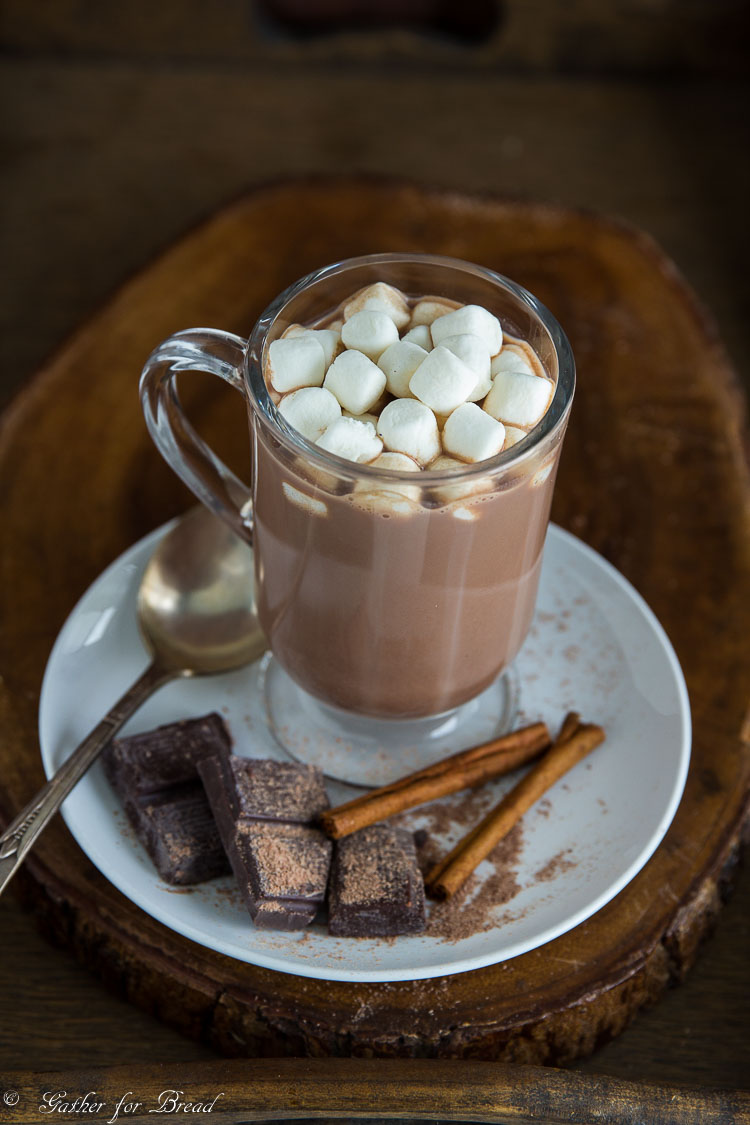 Simple Homemade Hot Chocolate Gather for Bread