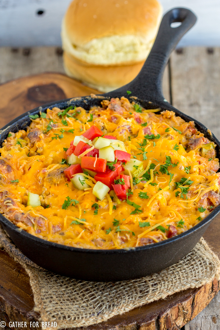 Easy Cheeseburger Dip2