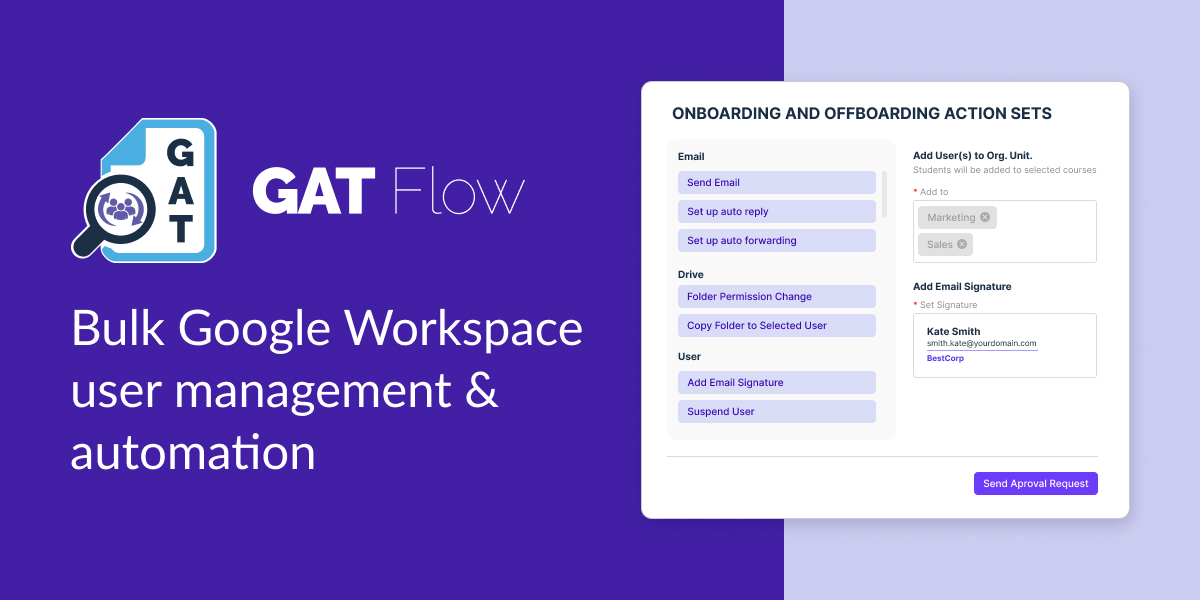 Manage an existing classroom instantly with GAT Flow GAT Knowledge Base
