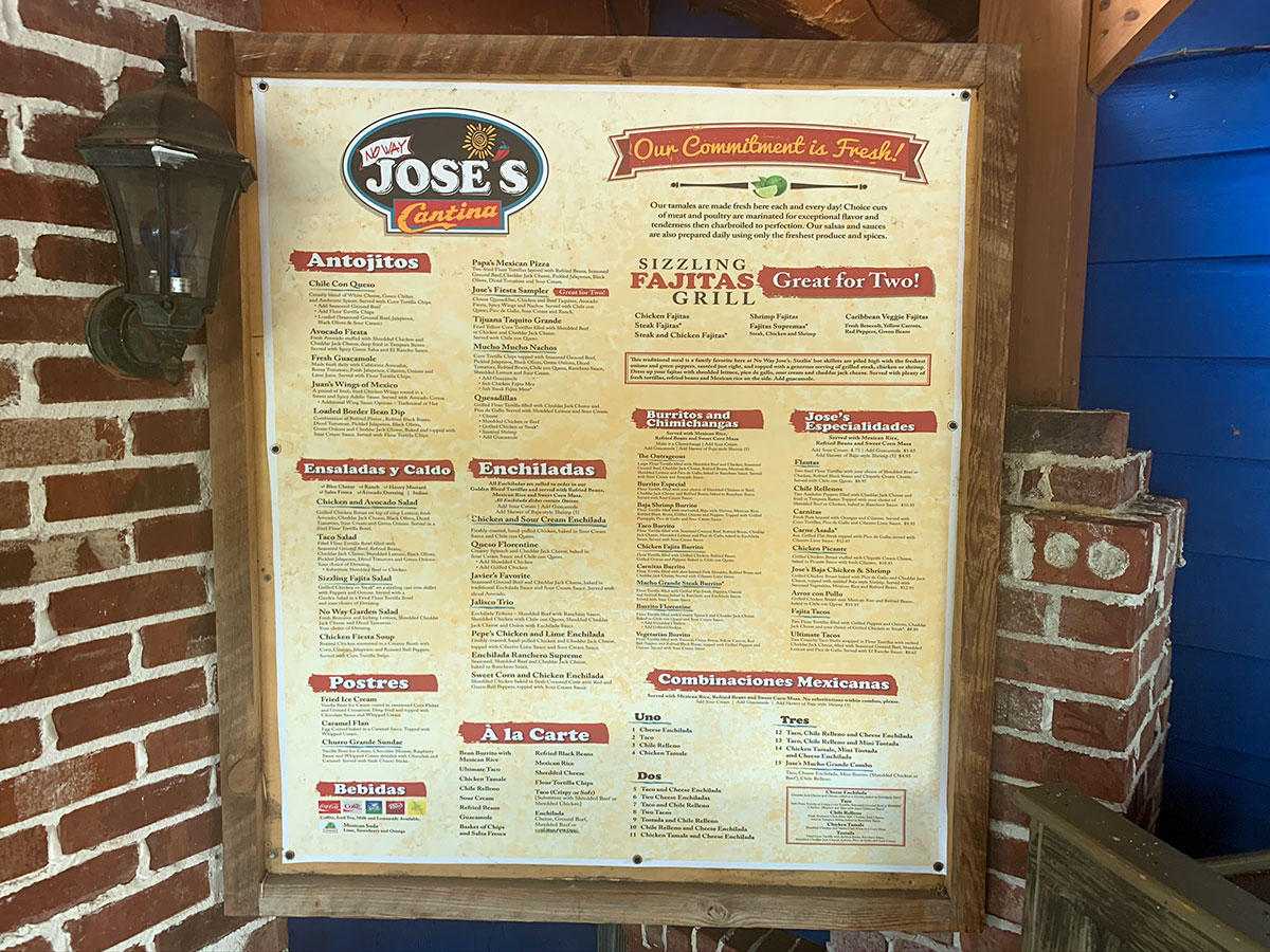 Gatlinburg Restaurant Review No Way Jose's Cantina The Historic