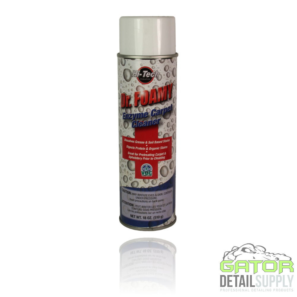 HITECH’S DR. FOAMY ENZYME CARPET CLEANER Gator Detailing Products