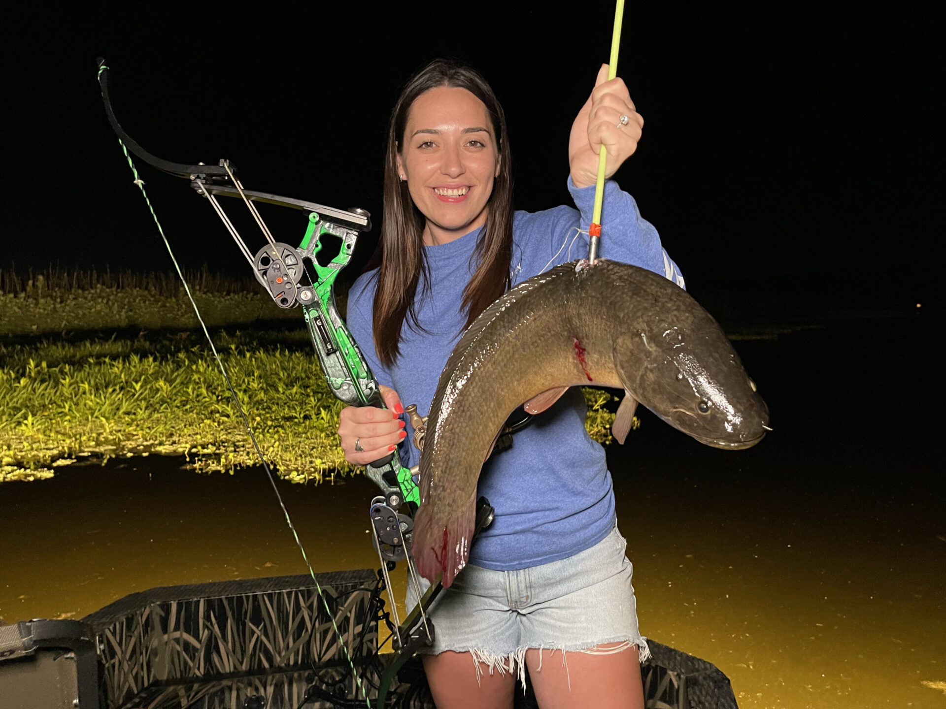 Bowfishing & Gigging Orlando Fishing Charters Gatorhunts