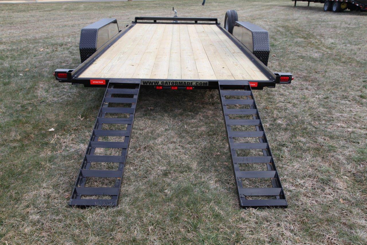 Flatbed Car Hauler Trailer (Slide In Ramps) Gatormade Trailers