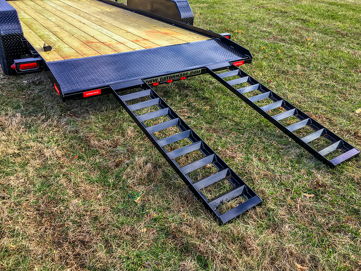 Flatbed Car Hauler Trailer (with Dovetail) Gatormade Trailers