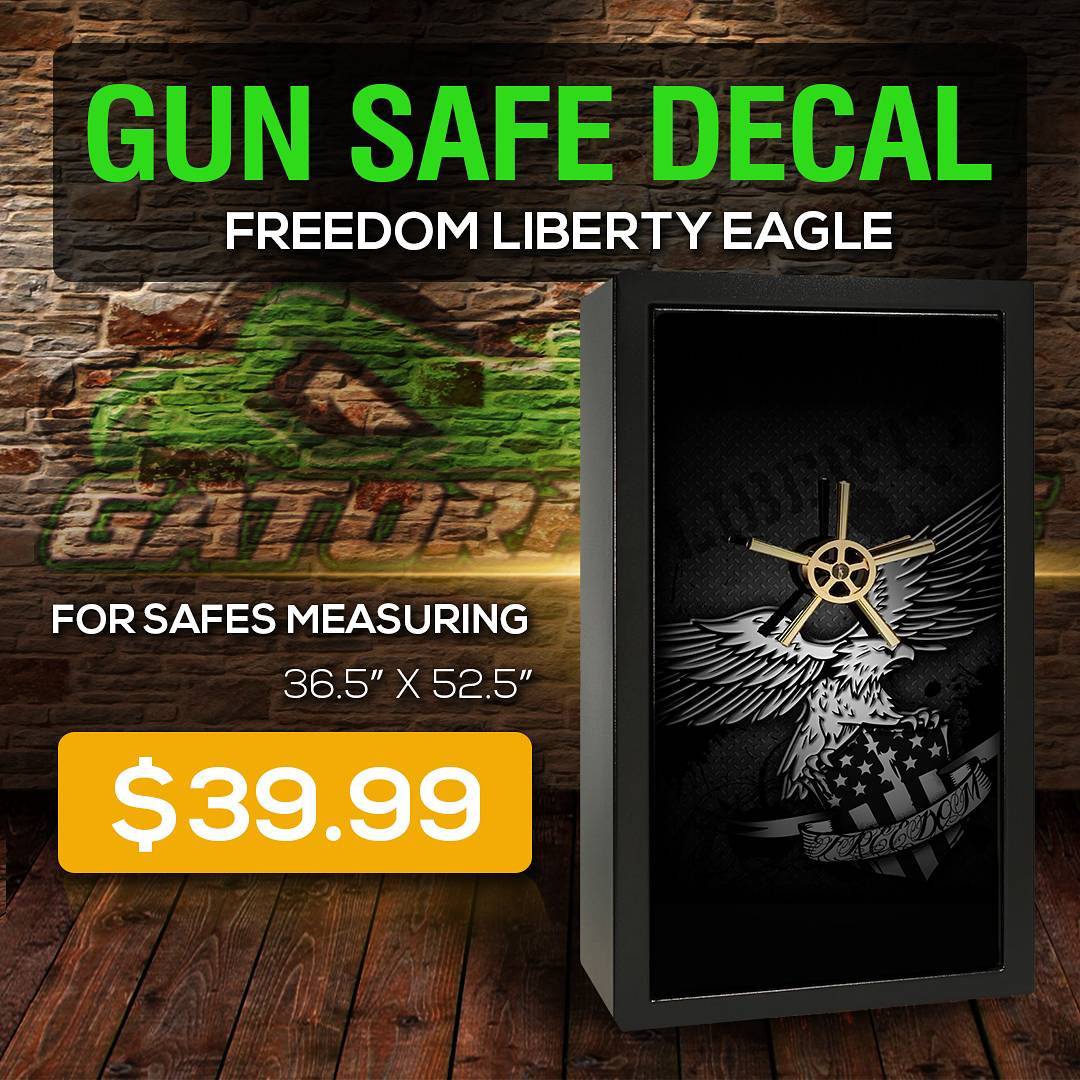 Check out the "Freedom Liberty Eagle" custom safe decal Gatorprints