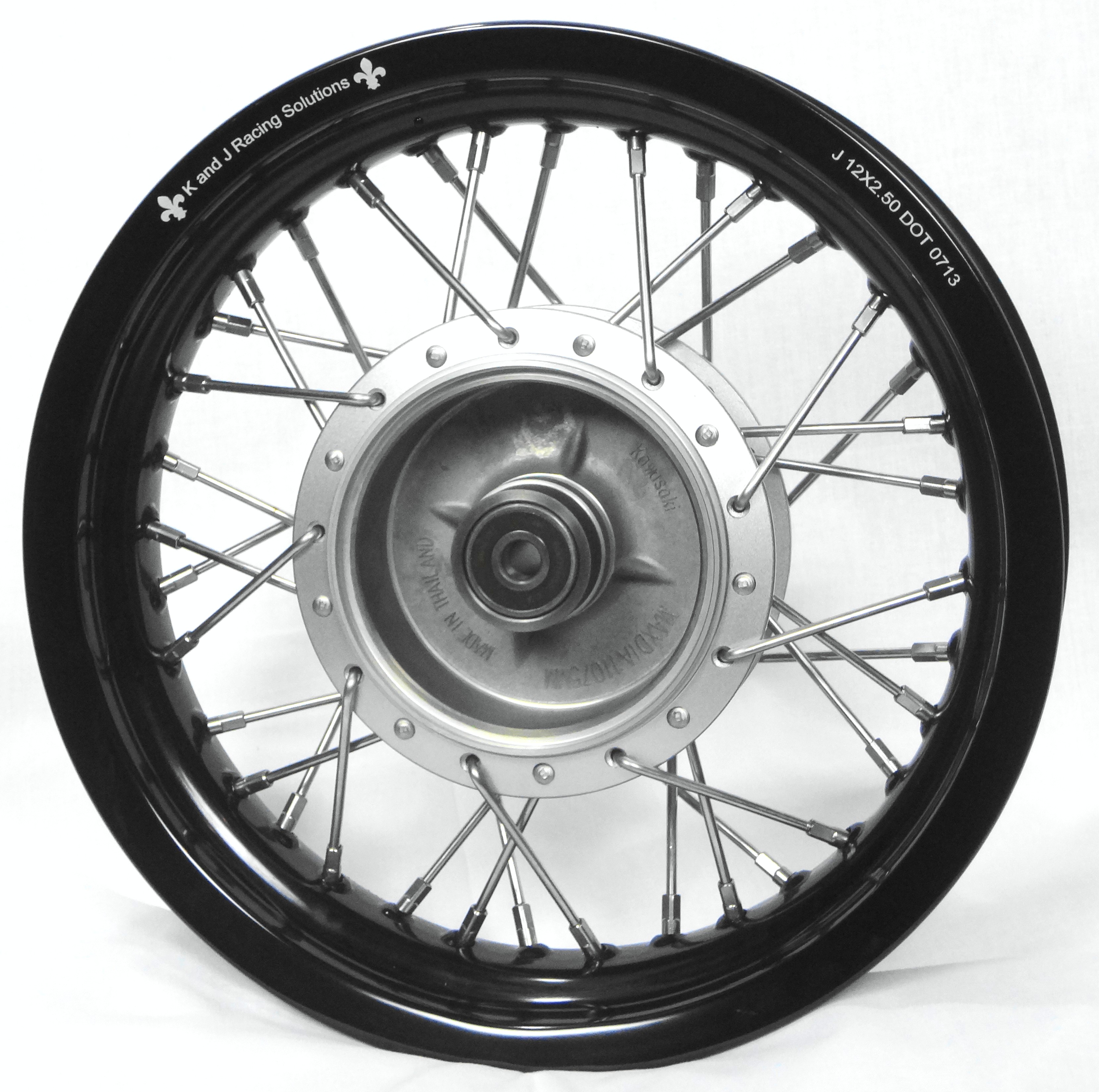 GatorRimZ Kawasaki KLX110 Rear Wheel with OEM hub 12″ x 2.50″ Gator SkinZ
