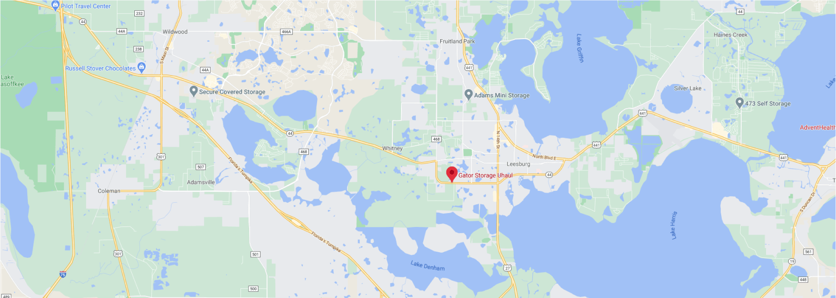 Contact Gator Storage Uhaul Secured Storage Units in Leesburg, FL