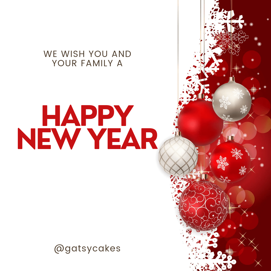 Happy new year 2023 Gatsy Cakes