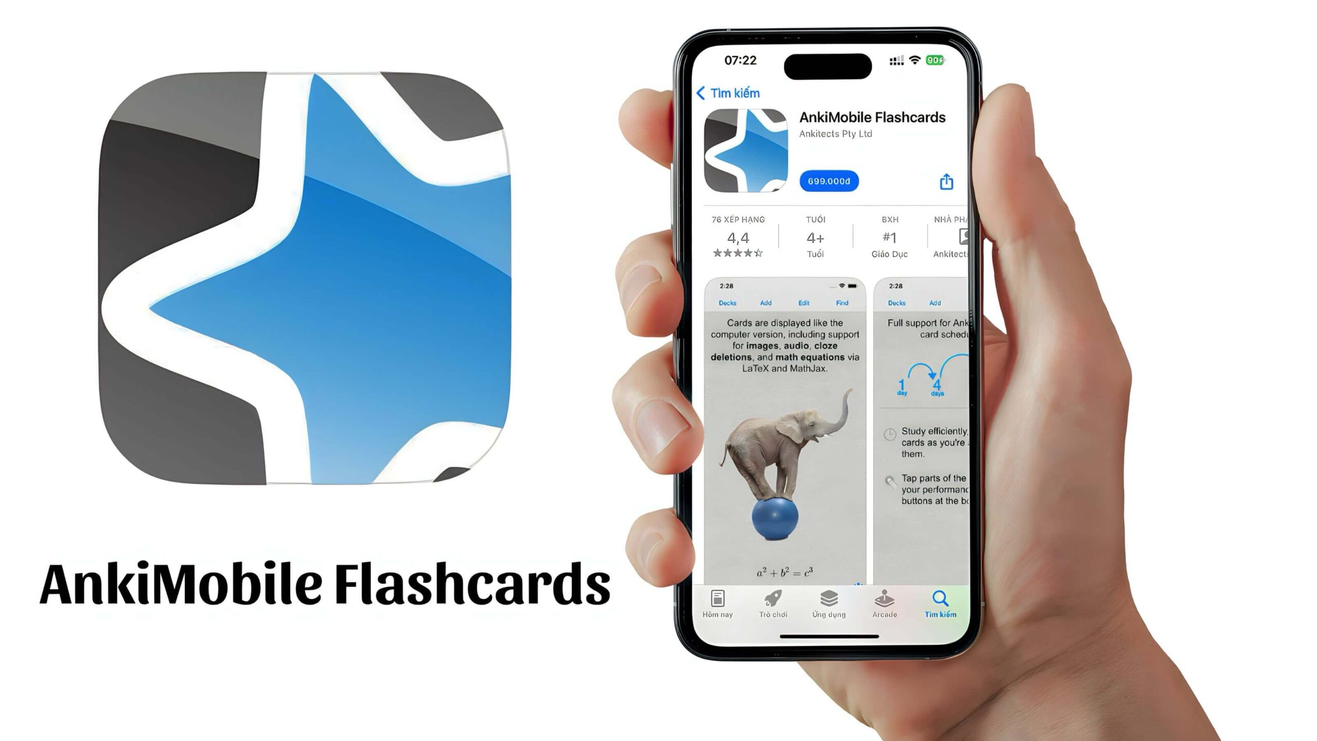 Tải Anki Cho iphone ipad AnkiMobile Flashcards