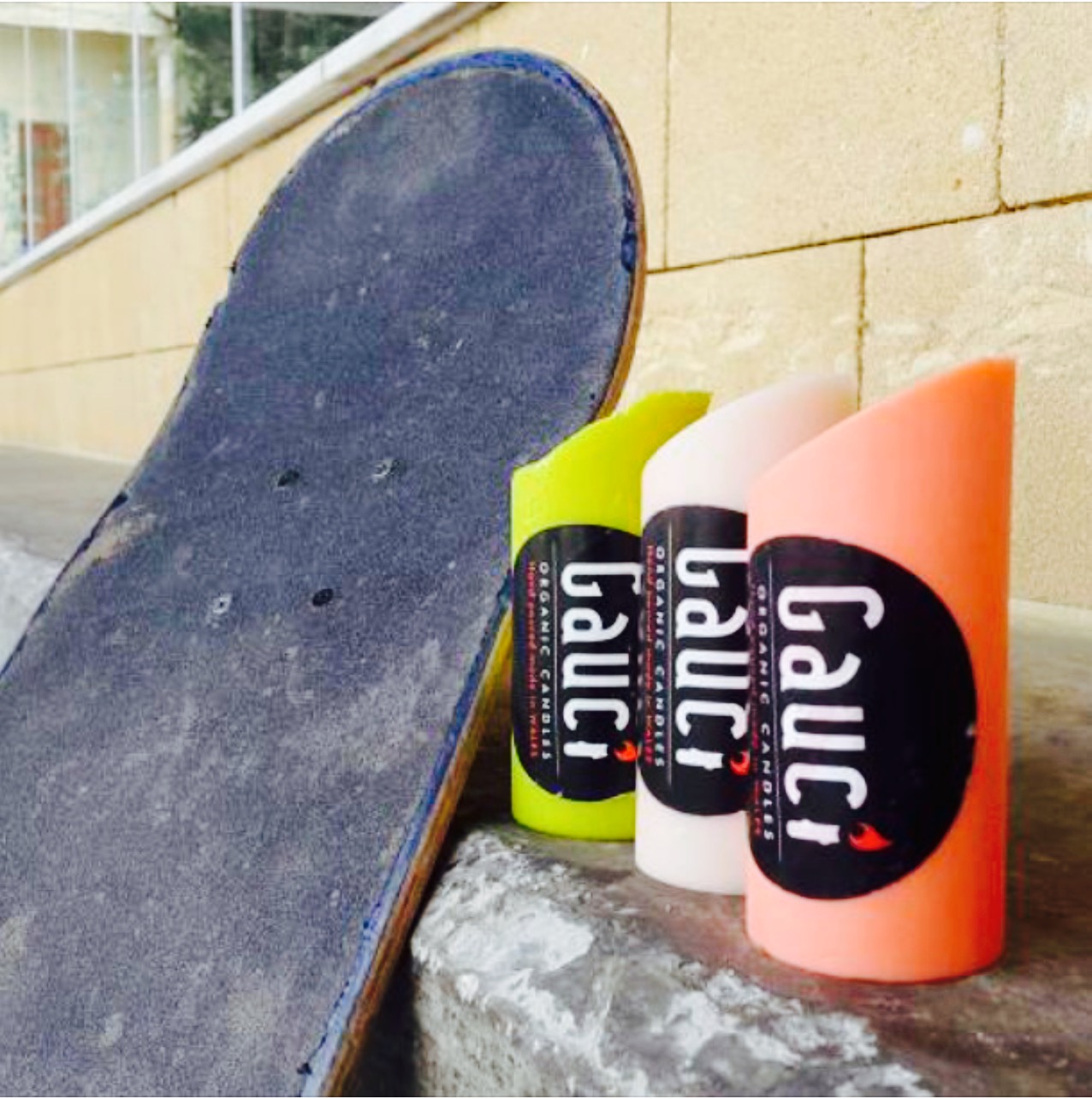 Gz Organic Skate Board WAX 180g Gauci Organic Candles