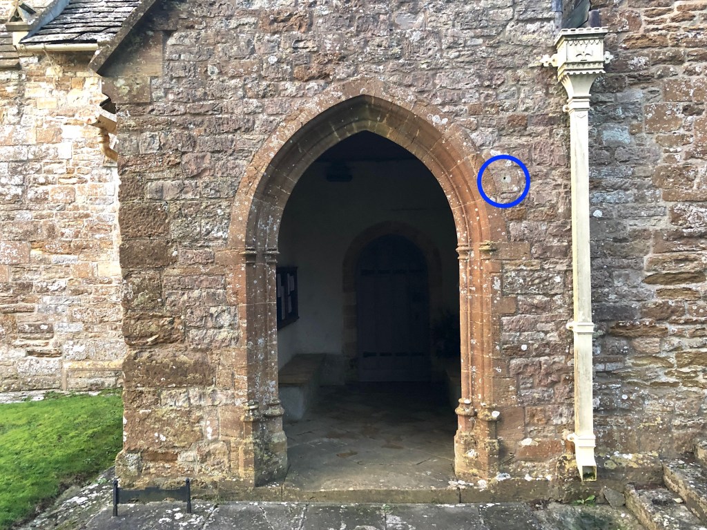 SANDFORD ORCAS ST NICHOLAS GAUDIUM SUB SOLE . SUNDIALS . MEDIEVAL