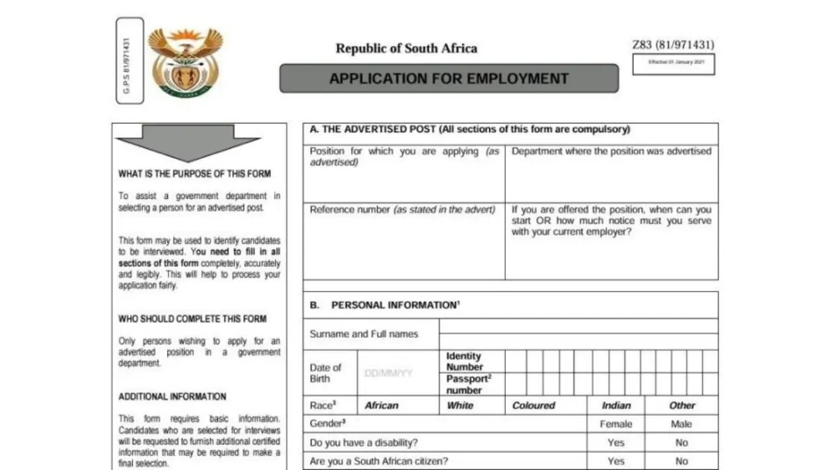 Download The Z83 Form 2025 Online Complete Your Application With Ease Gauteng News Download The Z83 Form 2025 Online Complete Your Application With Ease Gauteng News