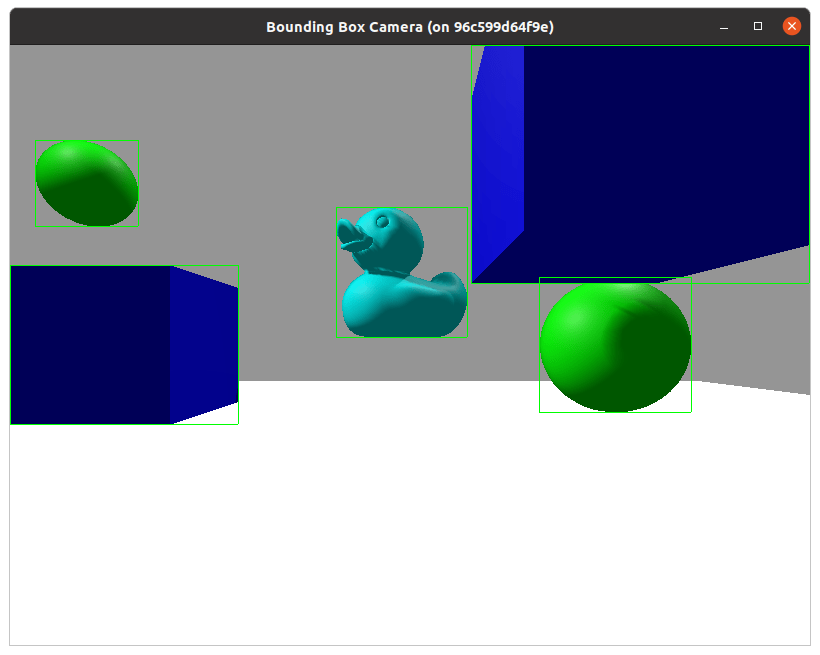 Gazebo Rendering Bounding Box camera