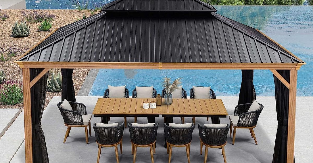 5 Best 12x16 Gazebos For Hot Weather Reviews & Guide [2023]