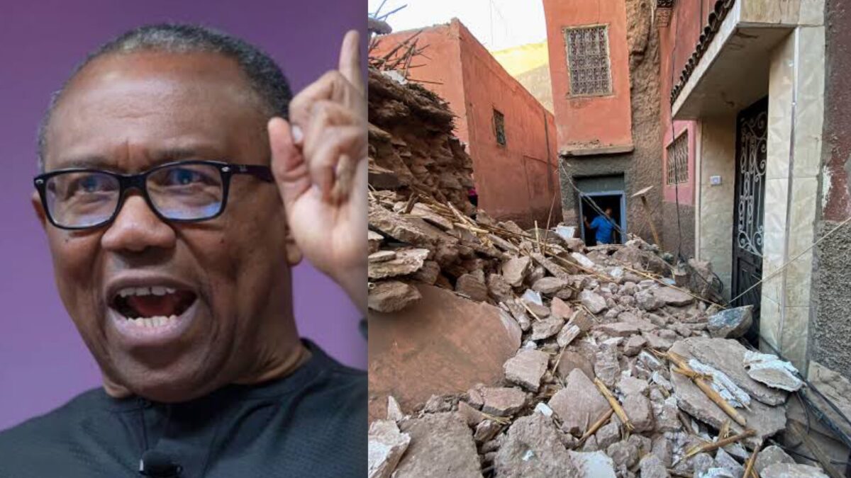 Peter Obi reacts to devastating earthquake in Morocco