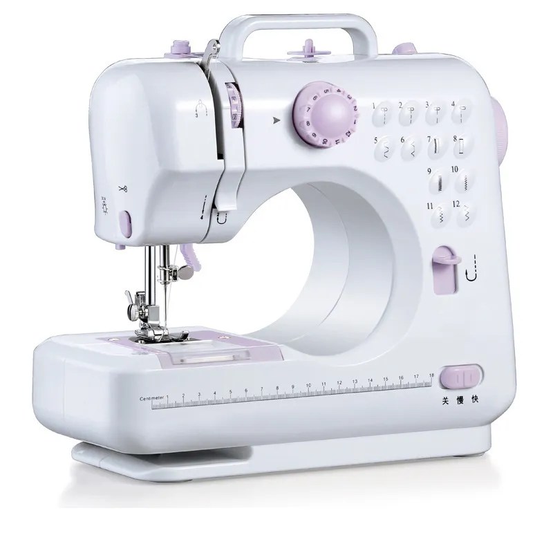 Mini Sewing Machine for Beginner, Portable Sewing Machine, 12 Builtin