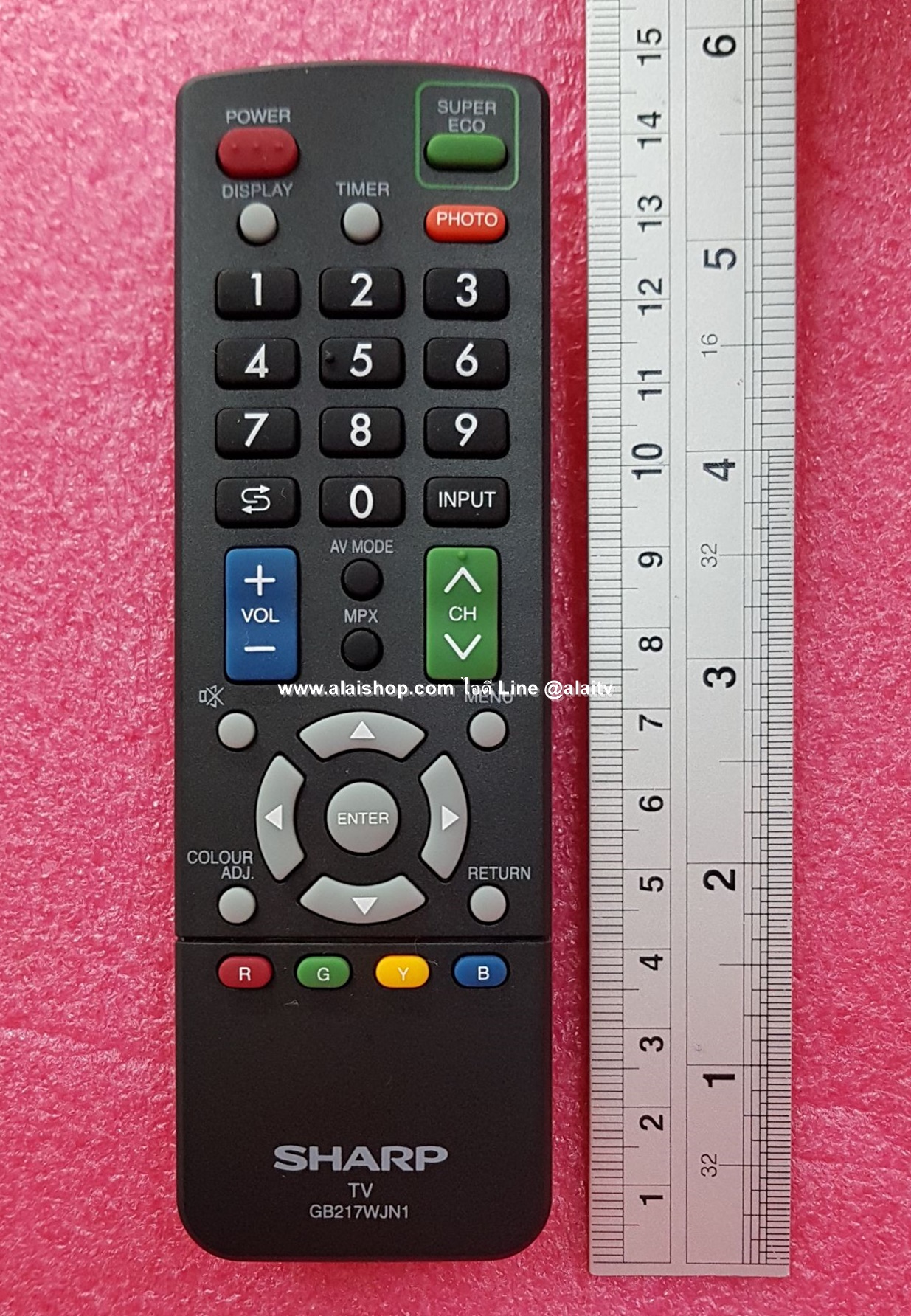 รีโมททีวีSharp (ชาร์ป) (REMOTE CONTROL) ของแท้/ใหม่เบิกศูนย์ พาร์ท