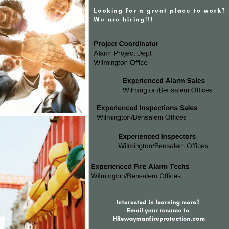 Job Opportunities Wayman Fire Protection General Building