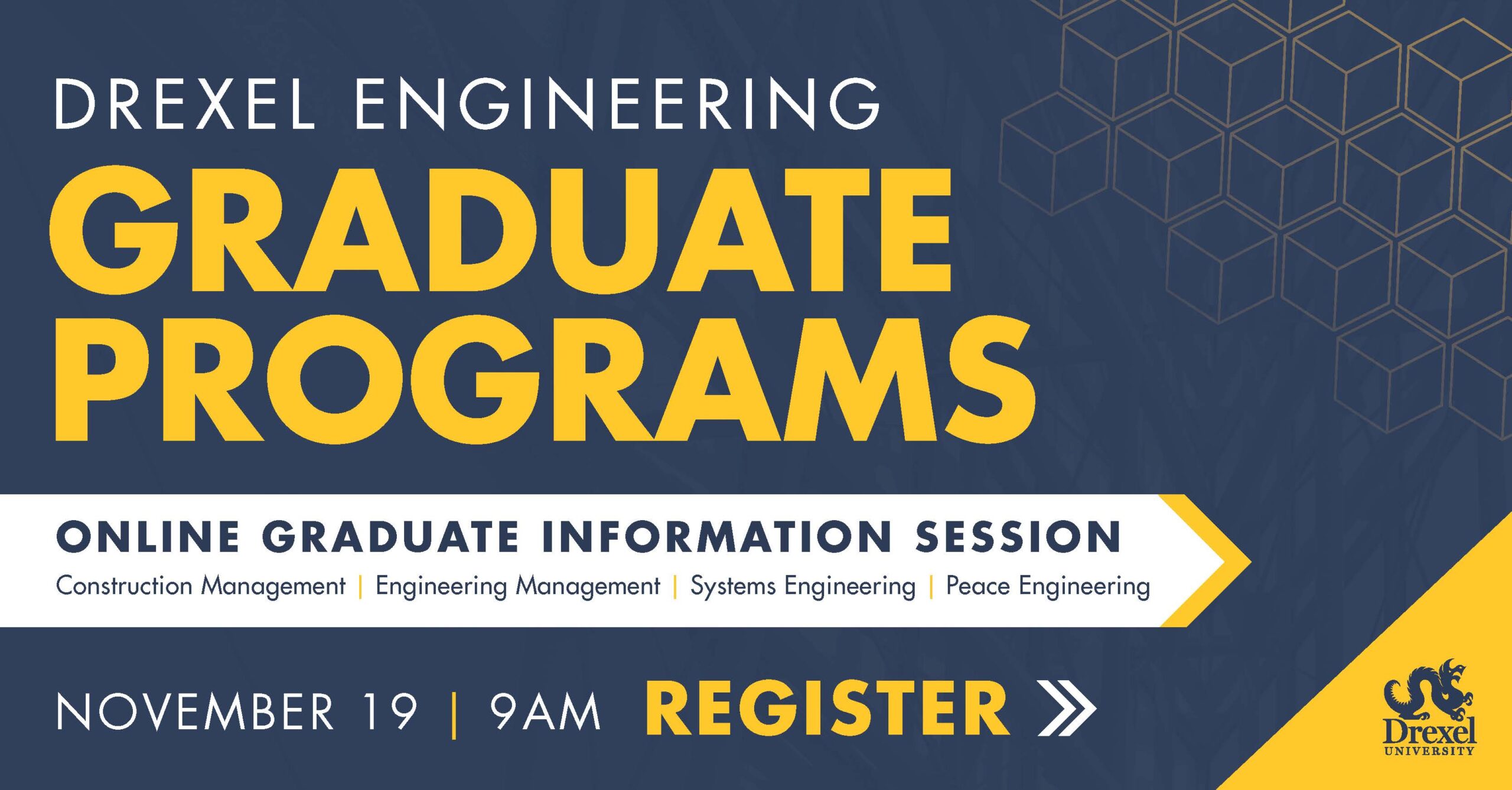 Drexel Construction Management Online Graduate Information Session