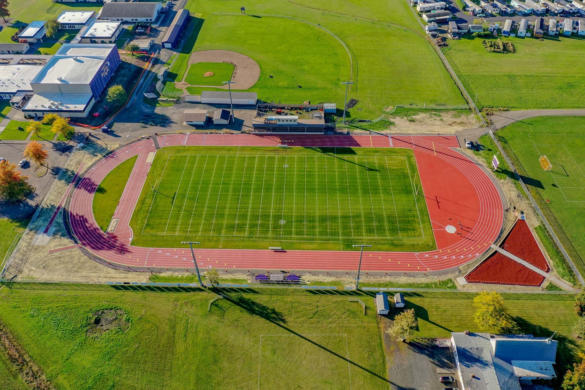 Harrisburg High School Track & Field Improvements GBC Construction