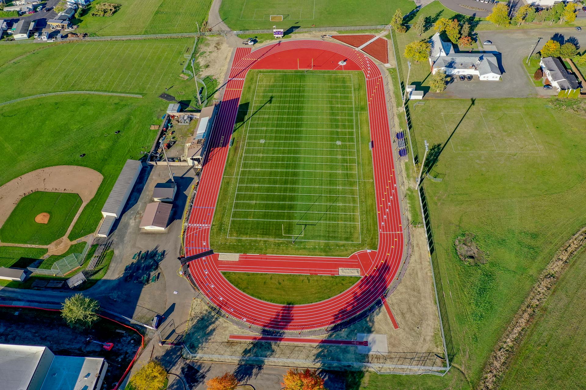 Harrisburg High School Track & Field Improvements GBC Construction