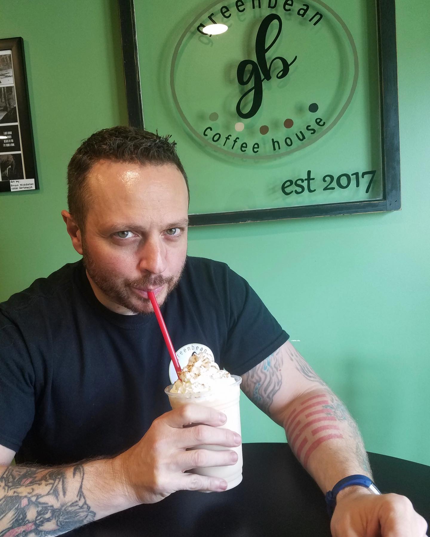 Our Story Katy & Travis McCabe Owners of Greenbean Coffee House