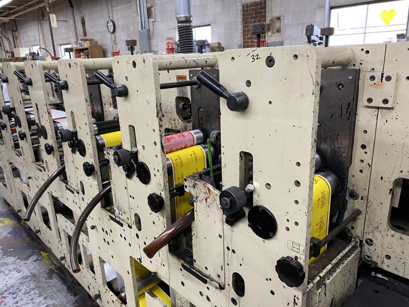 Mark Andy 2200 7" 1650 Sale Pending gb Flexo