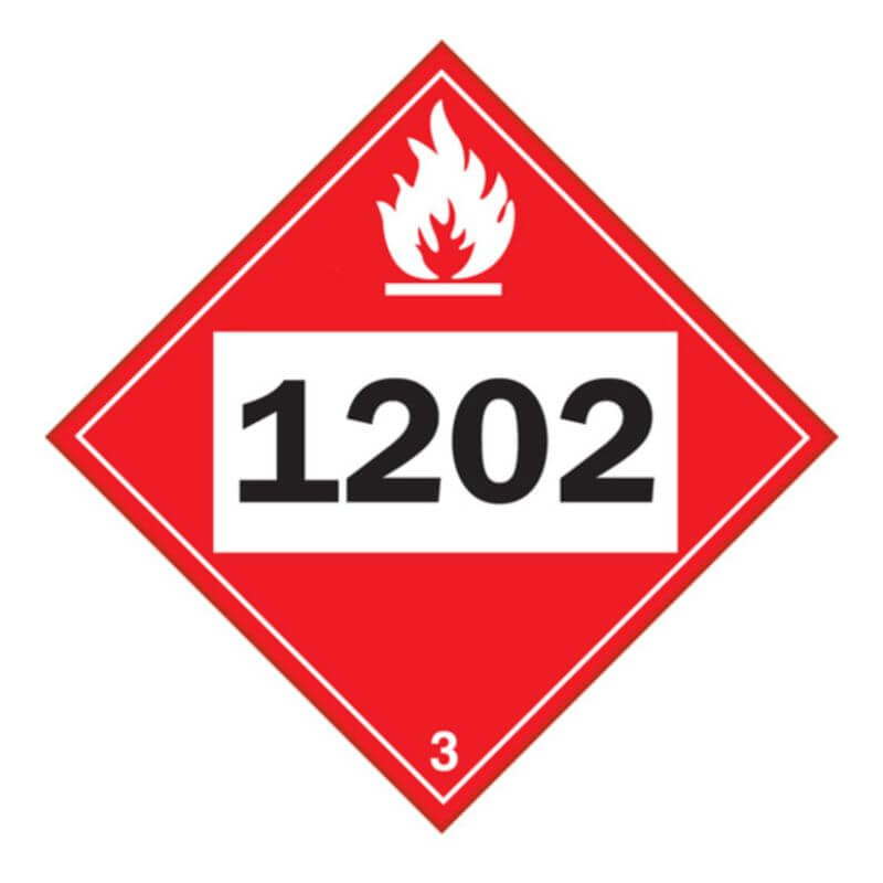 PLACARD 1202 RIGID GBM Trailer Service