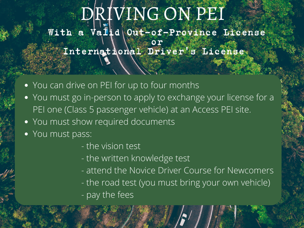Driving on PEI Global Bridge Immigration Advisors PEI
