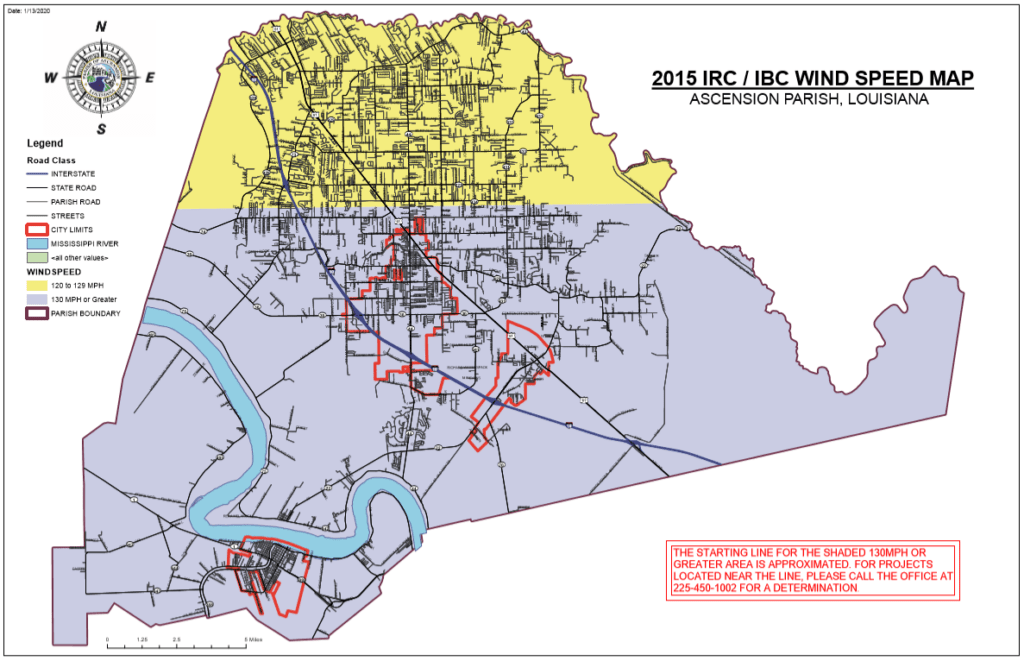 Ascension Parish Releases Addendum to Wind Design Notice Greater Baton Rouge Association of