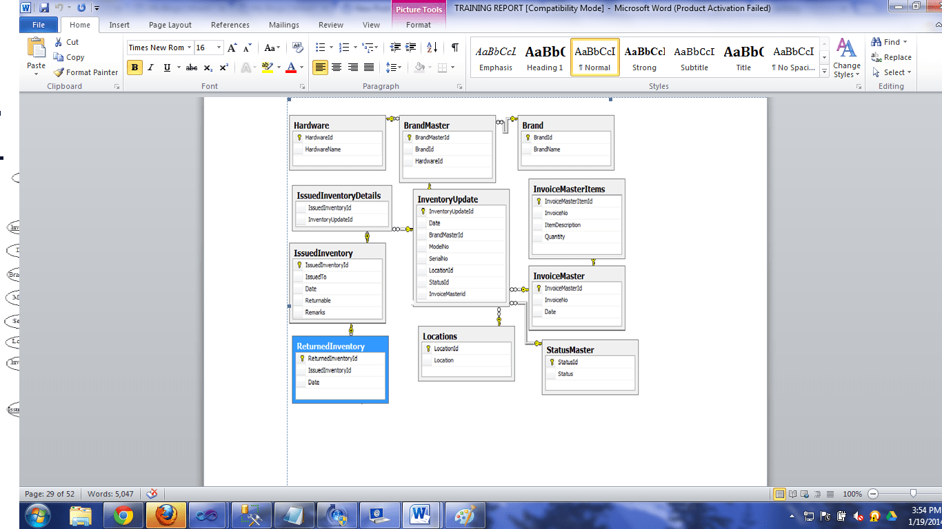 Database diagram in sql server | gbs007